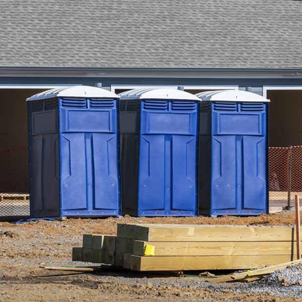 what is the maximum capacity for a single porta potty in Phillipsburg New Jersey